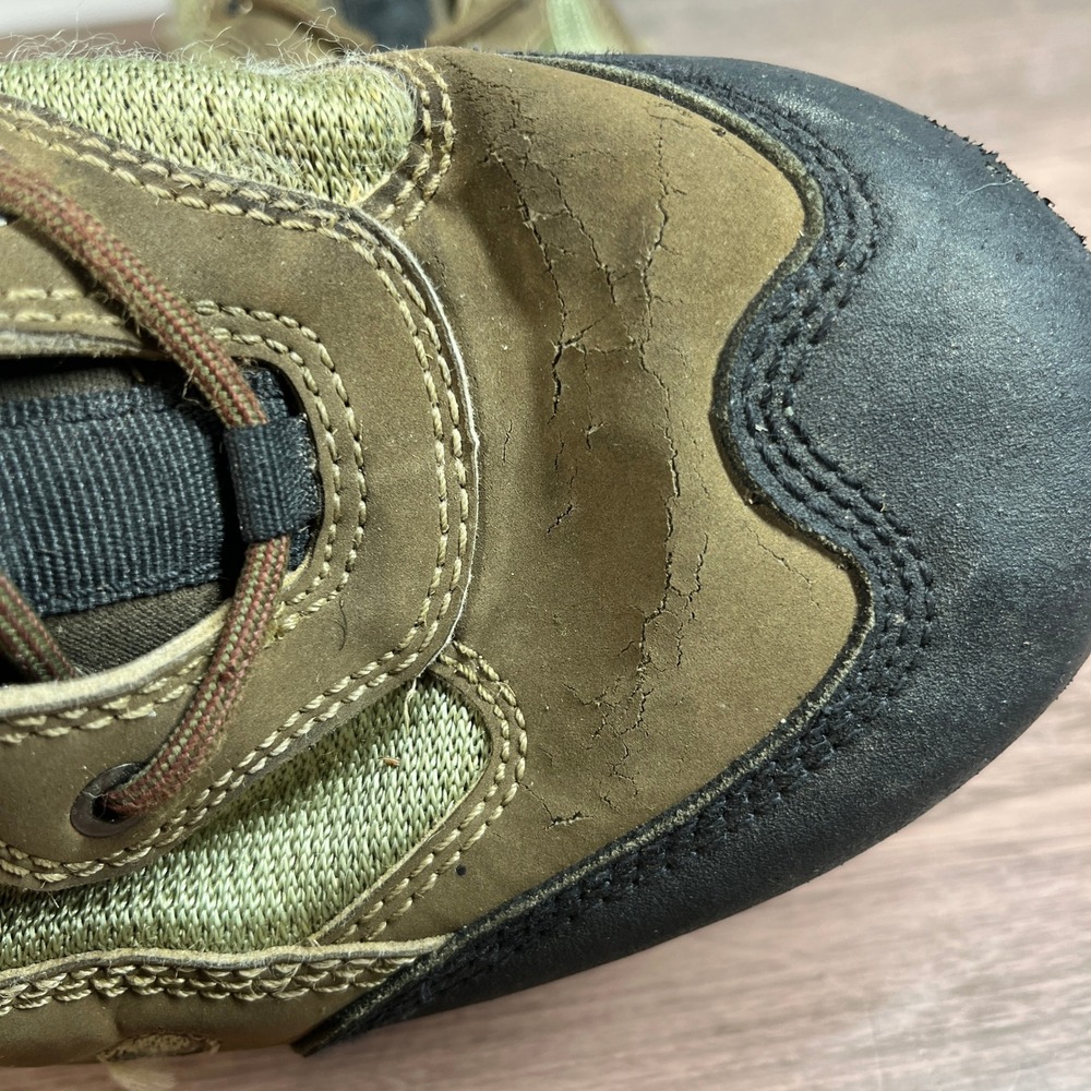 Cabelas Wading Boots Men Olive Black Felt Sole Fly Fishing 83-0822 13 EE - Picture 8 of 12